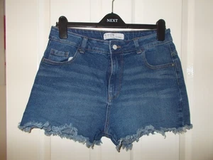 PRIMARK BRAND DENIM SHORTS in Blue Size 14 - Picture 1 of 4
