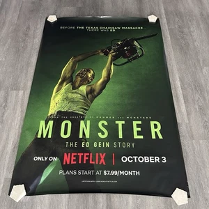 MONSTER The ED GEIN Story NETFLIX Original Bushaltestelle Filmposter 48 x 70 Zoll - Bild 1 von 9