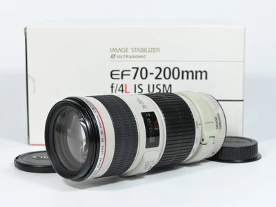 Canon EF 70-200mm f/4 L IS USM Zoom Lens w/Box [Open BOX] - Image 1 of 4