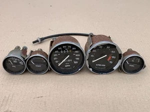 1978 MGB SMITHS DASHBOARD GAUGES, SPEEDO, REV COUNTER, TEMPERATURE, FUEL & OIL - Picture 1 of 18