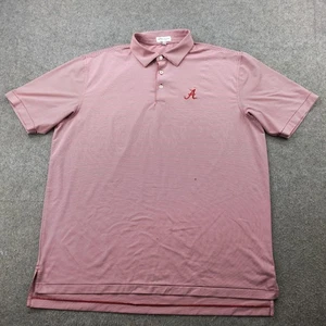 Alabama Crimson Tide Poloshirt Herren XL rot weiß gestreift Peter Millar * - Bild 1 von 13