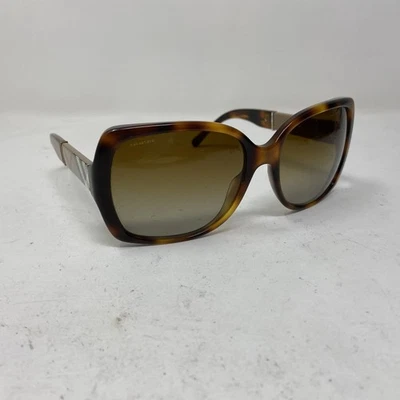 BURBERRY B 4160 3316/T5 58-17 135 玳瑁棕色金色格子/青铜偏光 Y80 — 第 1/4 张图片