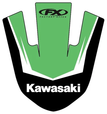 Pegatina guardabarros delantero Effex de fábrica 19-30116 para Kawasaki KX 80 85 100 90-13 Foto 1 de 2
