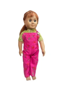 Muñeca Battat Our Generation pelo rojo piel oliva ojos grises 17” rosa flor general - Imagen 1 de 19