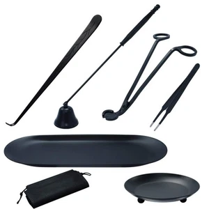 7 In 1 Candle Snuffer Accessory Stainless Steel Set Candle Wick Trimmer Candle S - Picture 1 of 8