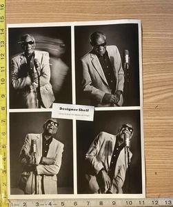 Ray Charles At Microphone 4 Scene Book Photograph - Picture 1 of 1