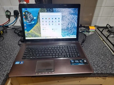 Asus K73E 17" i3 CPU 12GB Ram 480GB SSD Windows 11 + Office Laptop - Image 1 of 4