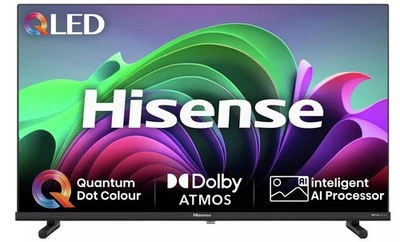 Hisense Smart TV Full HD 32E5NQTUK 32"  HDR QLED Freeview TV Black - Image 1 of 4