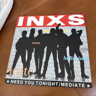 INXS - Need You Tonight / Mediate - 12" 33 RPM Single 1987 - Image 1 of 2