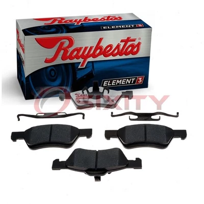 Juego de pastillas de freno de disco delanteras Raybestos Element3 para Mazda Tribute 2005-2011 mn Foto 1 de 4