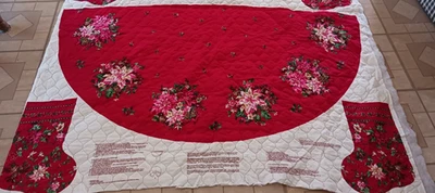 Paneles falda árbol flor de pascua Navidad Foto 1 de 2