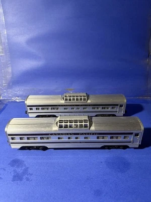 Lionel Postwar 2552 CP Skyline 500 Passenger Cars (X2)  - Image 1 of 4
