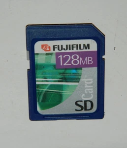 Fujifilm 128MB SD Memory Card.... Made in Taiwan - Picture 1 of 2