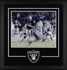 Marcus Allen Oakland Raiders Framed Signed 16x20 v Cincinnati Bengals Photo - Picture 1 of 1
