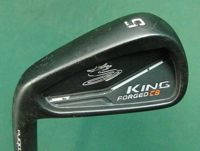 Left Handed Cobra King Forged CB 5 Iron Extra Stiff Steel Shaft Lamkin Grip - Image 1 of 4
