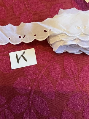 6,50 mètres de broderie anglaise (réf. K) - Photo 1/2