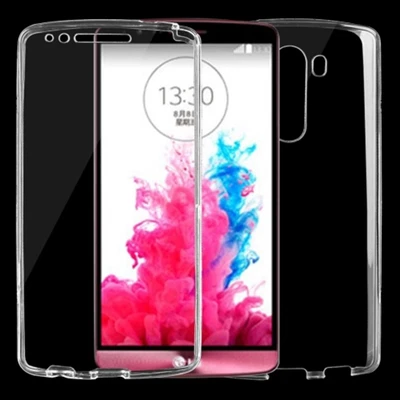 Custodia TPU Ultrasottile Trasparente Fronte/Retro per LG G3 D855 Ultra Protetti - Immagine 1 di 4