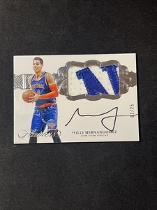 2016 Panini Flawless Horizontal /25 Willy Hernangomez RPA Rookie Patch Auto RC - Picture 1 of 2