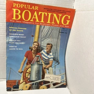 Popular Boating. World’s Largest Selling Boating Magazine Dec. 1956 Vol.1 #3 - Picture 1 of 10