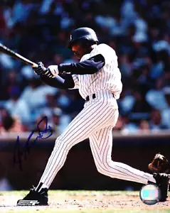 TONY FERNANDEZ  NEW YORK YANKEES   ACTION SIGNED 8x10 - Picture 1 of 1