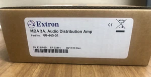 Extron MDA 3A Three Output Stereo Audio Distribution Amplifier 60-440-01 - Picture 1 of 3