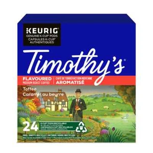 Timothy's Toffee Kaffee 24 bis 144 Keurig K Tassen wählen Sie jede Größe KOSTENLOSER VERSAND - Bild 1 von 4