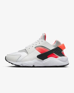 Nike Air Huarache Mens Size 9 White Infrared 23 Black Sportswear DX4259 100 New - Picture 1 of 7