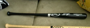Andrew Vaughn Chicago White Sox Firmado Novato Bate Beckett Testigo Holograma Negro - Imagen 1 de 3