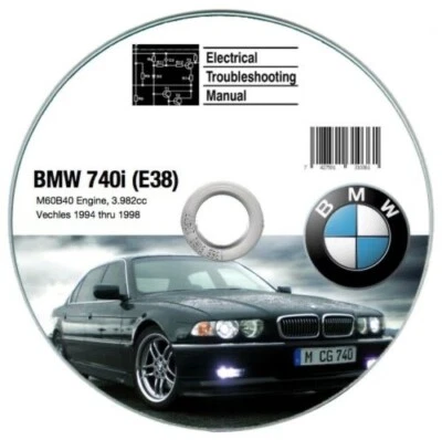Bmw 740i (E38) E.T.M. Electric Troubleshooting Manual - Schemi elettrici su cd - Immagine 1 di 4