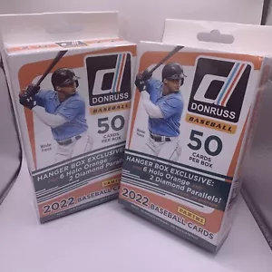 Gancio Baseball Panini Donruss 2022 100 Cards Totale (LOTTO 2 Box) - Foto 1 di 3