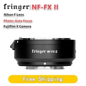 Adaptador de lente de enfoque automático Fringer NF-FX para lente Nikon F (G/E) a cámara Fujifilm X - Imagen 1 de 15