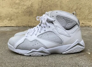 Nike Air Jordan 7 Retro Pure Money 2017 White/Silver Size 8 - Picture 1 of 9