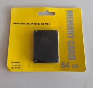 Playstation 2 Memory card 64 MB -PS2(PlayStation Compatible) Brand New Sealed  - Bild 1 von 2