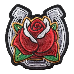 Toppa per scarpe da cavallo rosa solitaria, toppe portafortuna - Foto 1 di 4