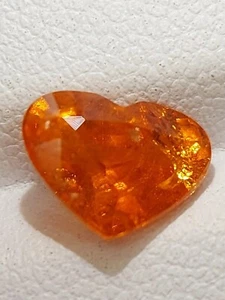 Orange spessartite Garnet gemstone - faceted natural Fanta Garnet 2.50 CTS - Picture 1 of 10
