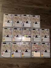14 Vintage 1983-85 Hasbro GI Joe Action Figure Full Card Back File Card