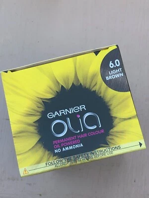 Garnier Olia Permanent Hair Colour - 6.0 Light Brown (Ammonia Free, Oil Based) - image 1 of 4