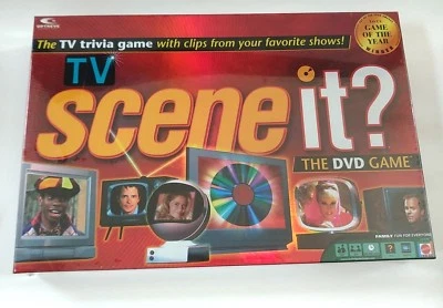 TV Scene it ? TV trivia game  DVD Family/Friends board game! - Factory Sealed - Image 1 of 4