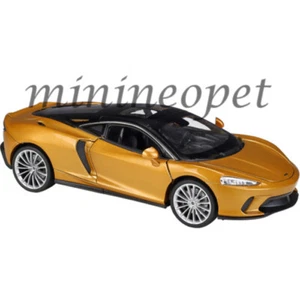 WELLY 24105 McLAREN GT 1/24 DIECAST MODEL CAR GOLD - Picture 1 of 2