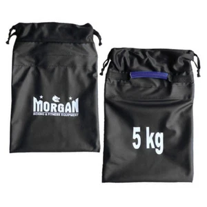 5kg Sandbag Pockets (Pair) - PT Boot Camp Training ReUsable Bags - Morgan Sports - Picture 1 of 2