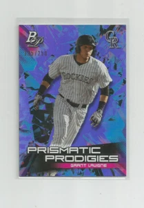 GRANT LAUIGNE (Rockies) 2019 BOWMAN PLATINUM PRISMATIC PRODIGIES VIOLA #125/250 - Foto 1 di 1