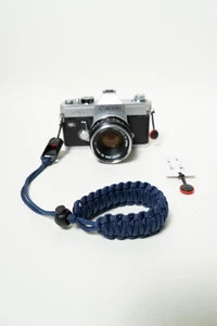 Thick Wrist Strap Peak Design Anchors / Navy Blue Paracord Adjustable - Picture 1 of 7