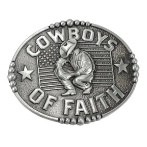 Western Cowboy Belt Buckle Native American Motorcyclist (CBY-04-S) - Picture 1 of 2