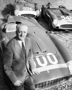 1956 Ferrari Founder ENZO FERRARI Glossy 8x10 Photo Print Engineer Poster - Picture 1 of 1