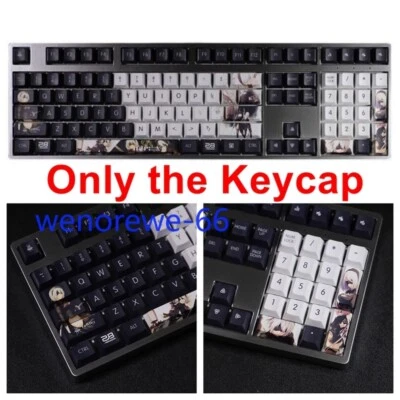 NieR Automata Theme 108 Keys PBT Keycaps Set Cherry MX for Mechanical Keyboard - Image 1 of 4