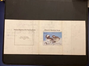 ICOLLECTZONE US 1980 Wisconsin License with Stamp (A100) - Picture 1 of 2