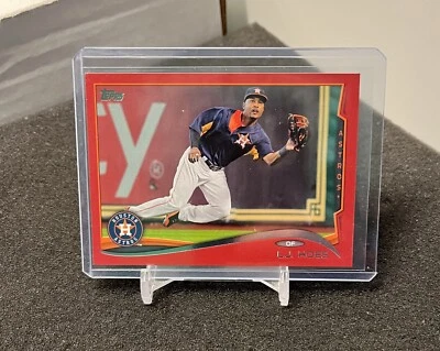 LJ Hoes 2014 Topps card 647 Houston Astros Target Red - Image 1 of 2