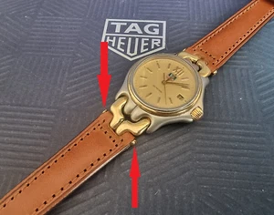 TAG Heuer mens Rare Collectors gold Sel swiss wrist watch t bar lug pin S05.413C - Picture 1 of 10