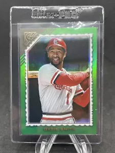 OZZIE SMITH 2022 Topps Gallery GREEN Parallel 17/125 ~ St Louis CARDINALS ~ HOF - Picture 1 of 2