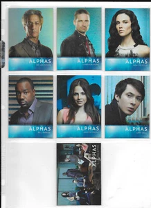 Alphas Season 1 - 7-card Character Bios Chase Set - NM 2013 Cryptozoic - Picture 1 of 2